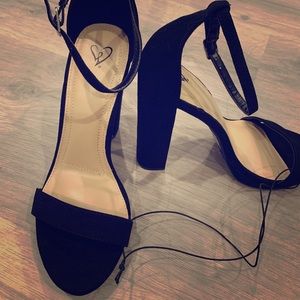 Brand New Black Windsor Block Heels